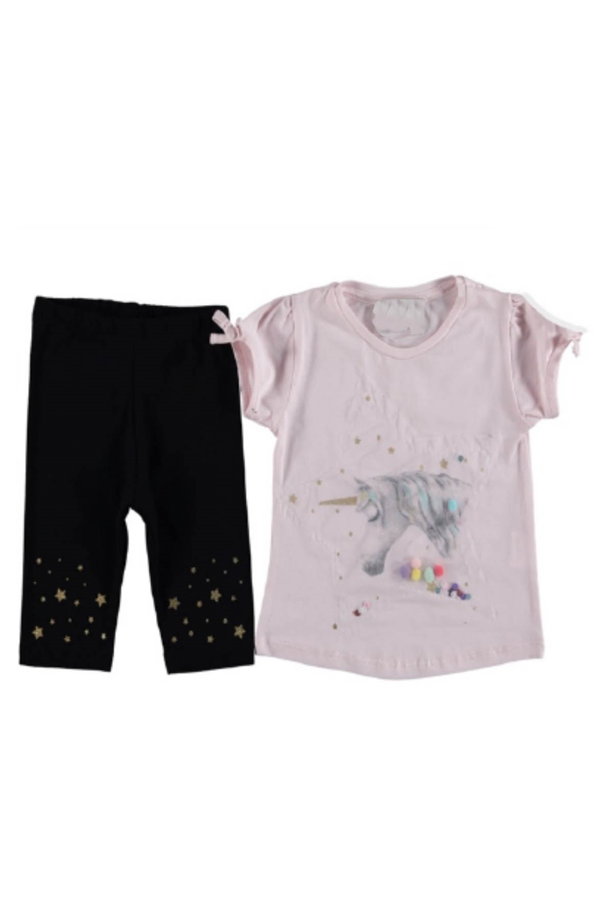 Unicorn Taytlı 2'li Takım-Pembe