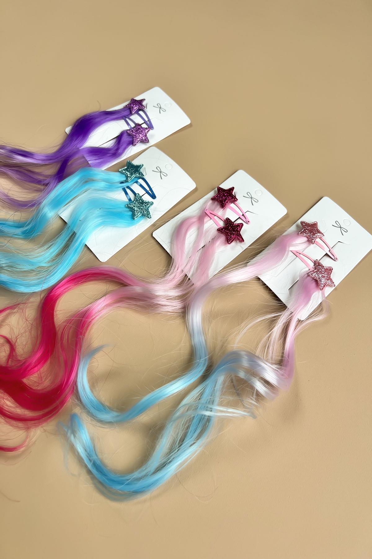 Yıldız Çıtçıtlı Saç Tokalar