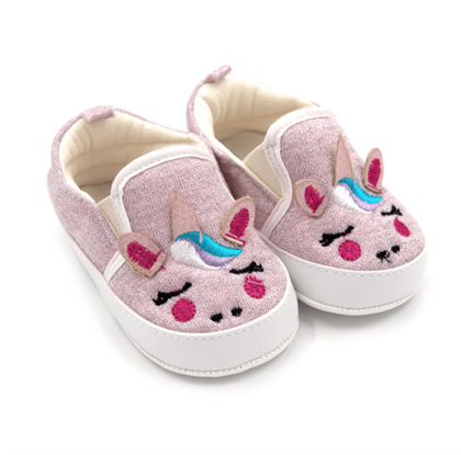 Kız Bebek Unicorn Pembe Ayakkabı