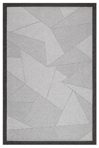 Yeni Nesil Çerçeveli Sisal Yumuşak Dokuma Kilim Kaymaz Pamuk Taban Bordürlü Kilim 7807A