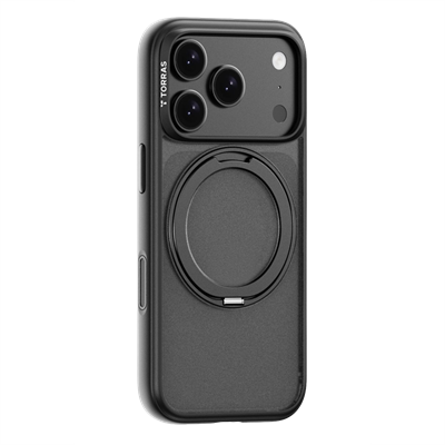 Torras Apple iPhone 18 Pro Max/17 Pro Max Ostand O1 Guardian Standlı Magsafe Kapak - Siyah