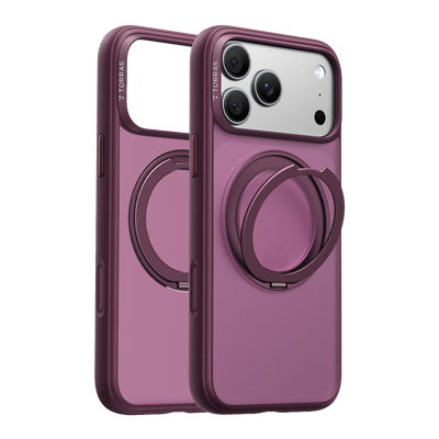 Torras Apple iPhone 18 Pro Max/17 Pro Max Ostand O1 Guardian Standlı Magsafe Kapak - Bordo