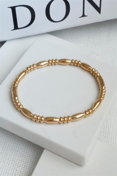 Kadın Çelik Bileklik Damla Boğum Model Kelepçe Bileklik