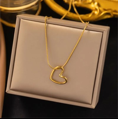 Kadın Çelik Kararmaz Love Bombing Kolye 45cm Kadın Kolye 