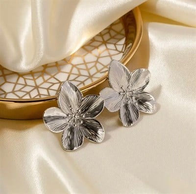 Kadın Çelik Küpe Elegant Lotus Küpe