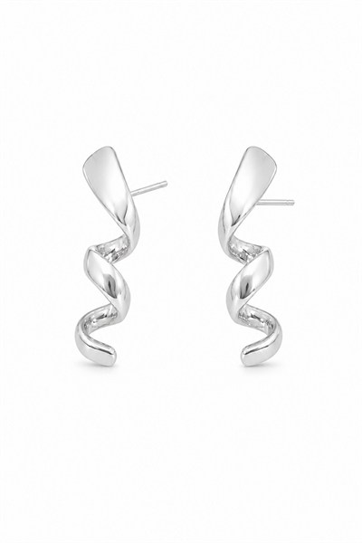 Kadın Küpe Kıvrım 2.5cm Küpe