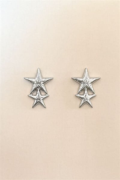 Kadın Küpe Yıldız Sallantı 3cm Küpe