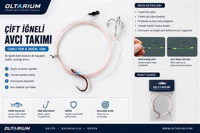 üçlü canlı yem takımı özel üretim