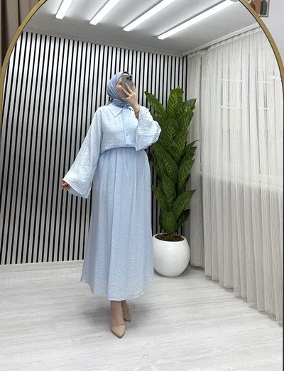 NORA ETEKLİ TAKIM MAVİ