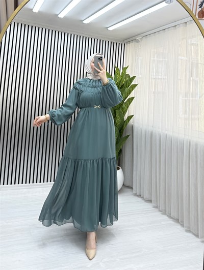 Çelebi Elbise Mint Yeşili