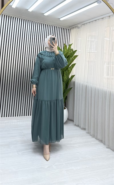 Çelebi Elbise Mint Yeşili