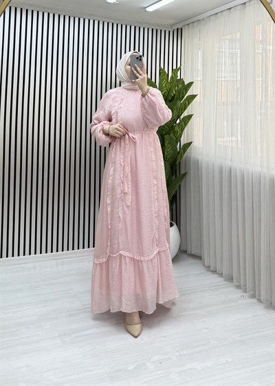 Güneş Elbise Pembe