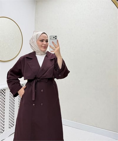 Miama Trençkot Mürdüm