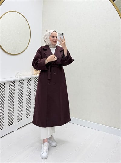 Miama Trençkot Mürdüm