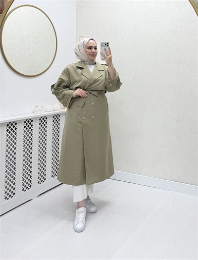 Miama Trençkot Yeşil