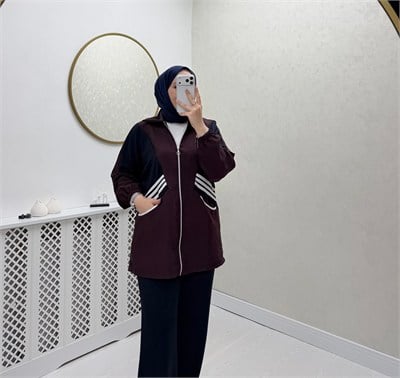 Ayşim Takım Lacivert Mürdüm