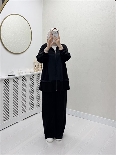 Rose Takım Siyah Siyah