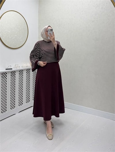 Scuba Etek Bordo