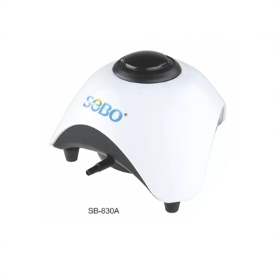 Sobo Sessiz Ayarlanabilir Tek Çıkışlı Üçgen Akvaryum Hava Motoru SB-830A