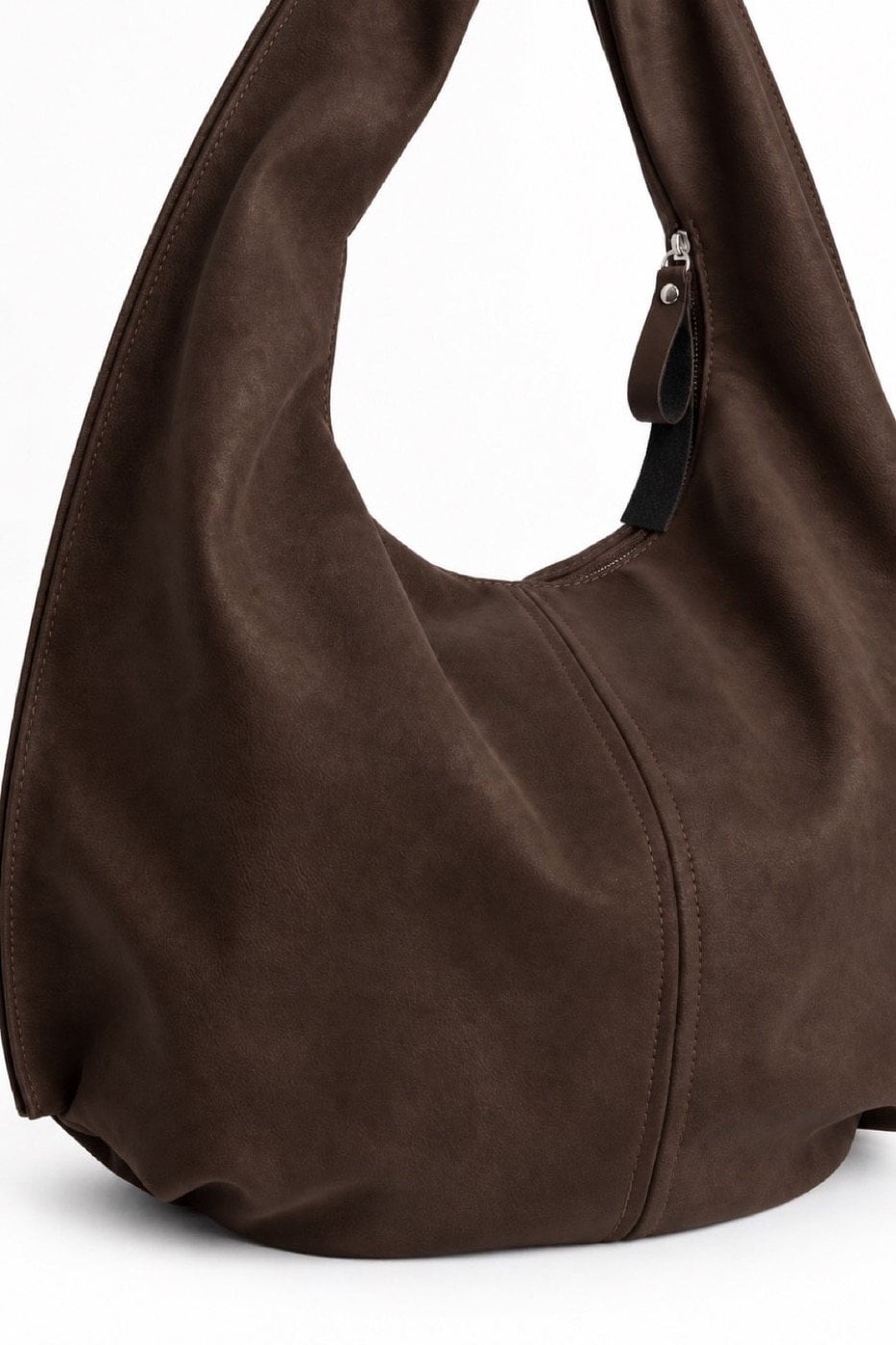 Nilüfer süet hobo omuz çantası