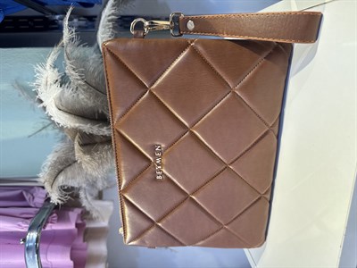 Kapitone Clutch Çanta KİREMİT