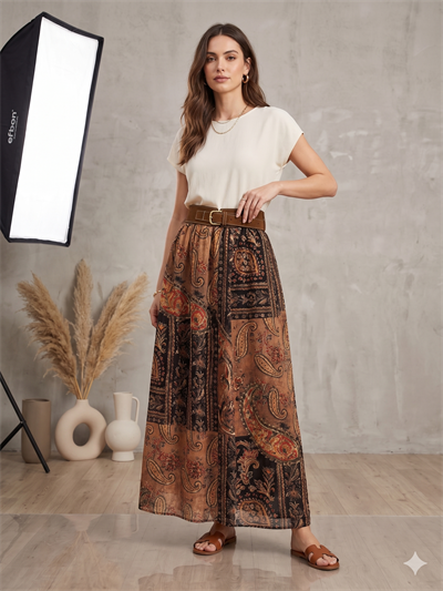 KECHI 2901 ŞİFON ETEK
