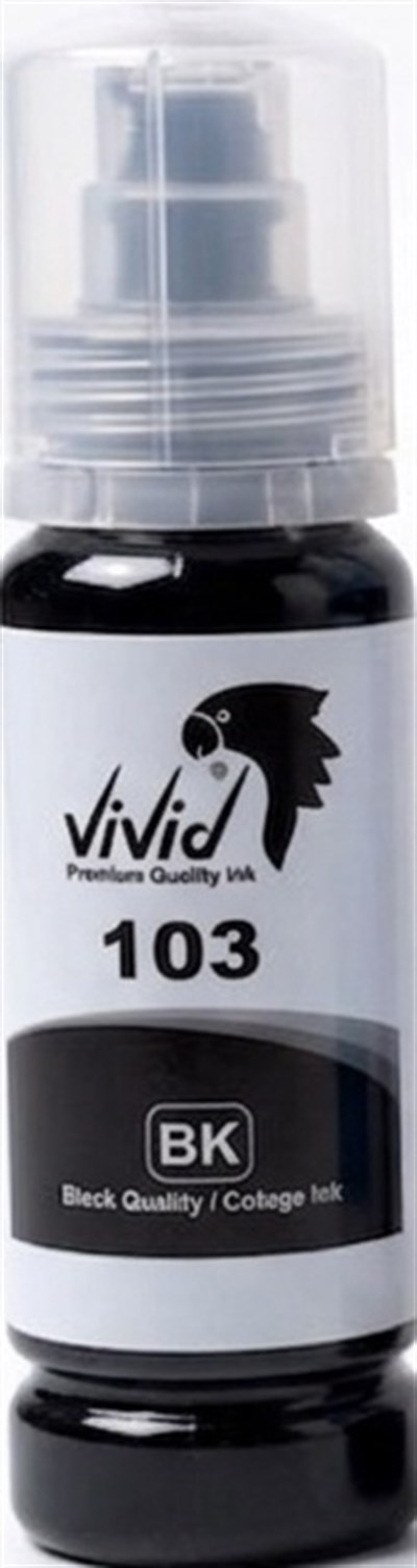 Vivid Epson 103 Muadil Vivid Mürekkep SİYAH