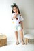 Cg Kids Nakışlı Meyve Basic Kot Şort Püskül Paça Arka Cep Nakış Detay Kız Çocuk Alt Üst Takım