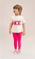 Cg Kids Nice Kabartma Tül Detaylı Harika Kız Çocuk Taytlı Alt Üst Takım