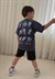 Cg Kids Sonic Erkek Çocuk Tshirt & Şort Alt Üst Takım Süper Kalite Sırt Baskı Detay