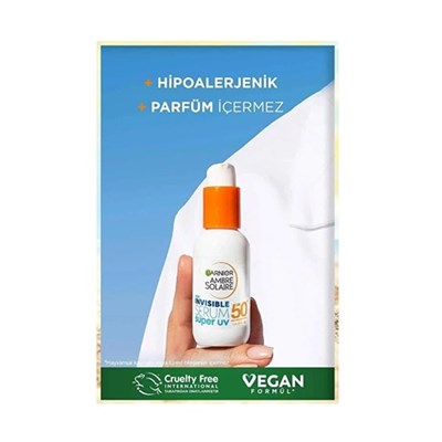 Ambre Solaire Invisible Spf50 Süper Uv Günlük Güneş Koruyucu Serum 30 ml