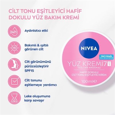 Nivea Cilt Tonu Eşitleyici Yüz Kremi 100 ml