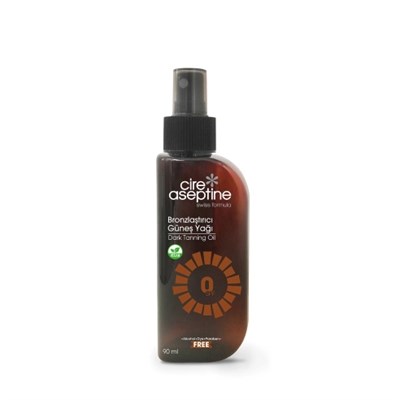 Cire Aseptine Bronzlaştırıcı Güneş Yağı 0 SPF 90 ml