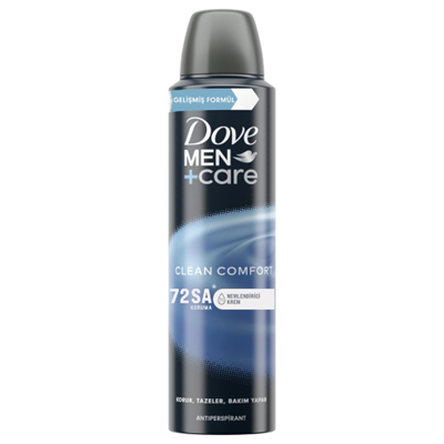 Dove Men Care Clean Comfort Sprey Deodorant 150 Ml