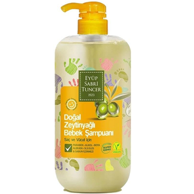 Eyüp Sabri Tuncer Doğal Zeytinyağlı Bebek Şampuanı (600 Ml)