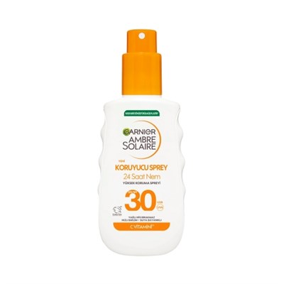 Garnier Ambre Solaire 24 Saat Nem SPF30 Çok Yüksek Koruma Spreyi 150 ml
