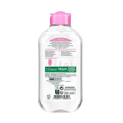 Garnier Micellar Kusursuz Makyaj Temizleme Suyu 200 ml x 2 Adet