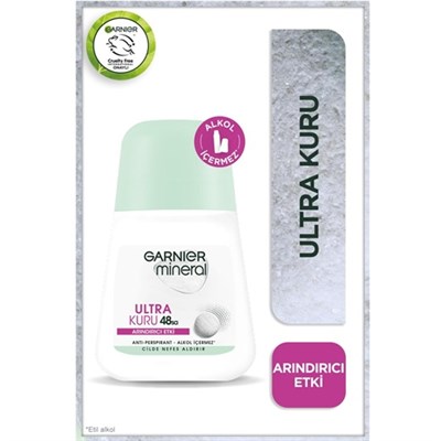 Garnier Mineral Ultra Kuru Kadın Roll-On Deodorant 50 ml
