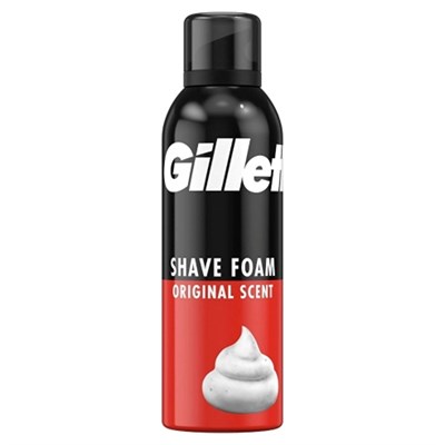 Gillette Orijinal Hassas Cilt İçin Hassas Tıraş Köpüğü, 200ml