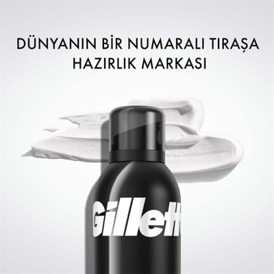 Gillette Orijinal Hassas Cilt İçin Hassas Tıraş Köpüğü, 200ml