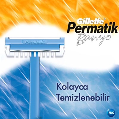 Gillette Permatik Banyo Kullan At Erkek Tıraş Bıçağı 10 Adet