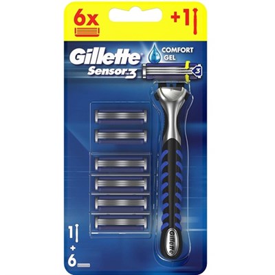 Gillette Sensor3 Tıraş Makinesi Plus 6 Bıçak