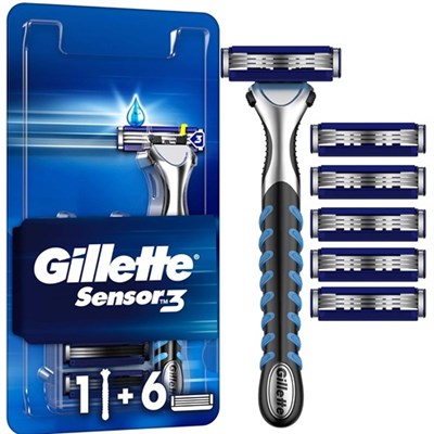 Gillette Sensor3 Tıraş Makinesi Plus 6 Bıçak