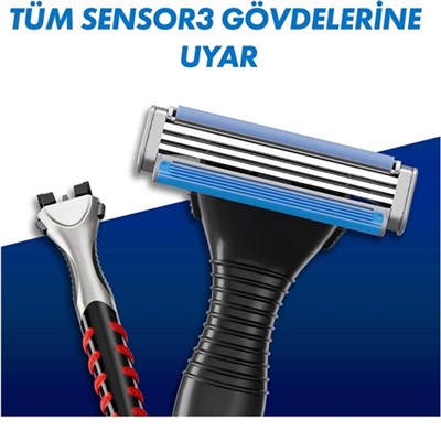 Gillette Sensor3 Tıraş Makinesi Plus 6 Bıçak