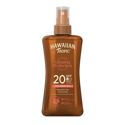 Hawaiian Tropic Glowing Protection Dry Spray Oil SPF20 Koruyucu & Bronzlaştırıcı Yağ 200 ml