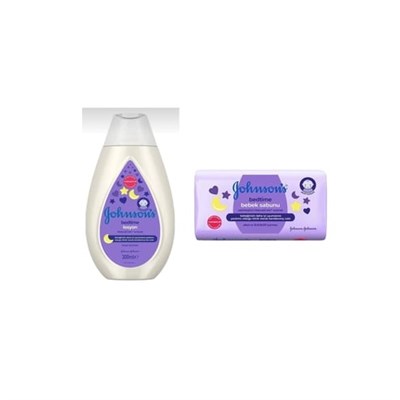 Johnsons Baby Bedtime Losyon 300 Ml+ Johnsons Baby Bedtime Sabun 90 Gr