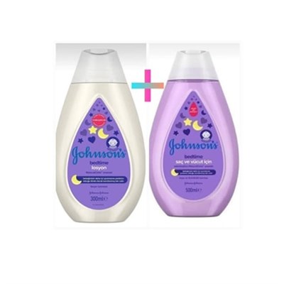 Johnsons Baby Bedtime Saç Ve Vücut Şampuanı 500 Ml + Bedtime Losyon 300 ml