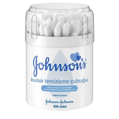 Johnsons® Bebek Kulak Temizleme Çubuğu 100 lü