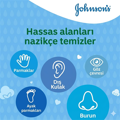Johnsons® Bebek Kulak Temizleme Çubuğu 100 lü