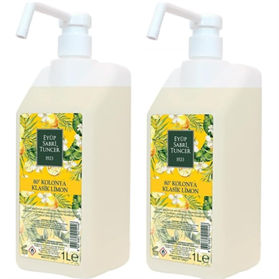 Klasik Limon Kolonyası 1 lt - Sprey Başlıklı x 2 adet